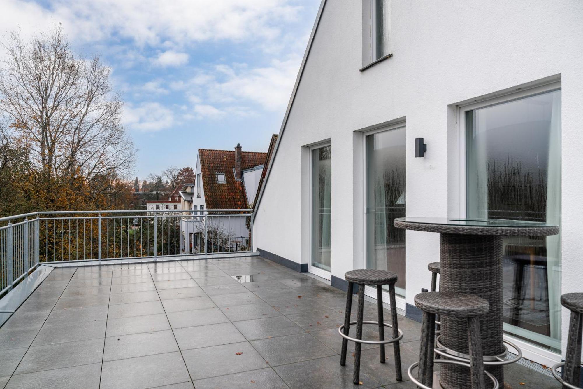 Penthouse Am Marschweg Oldenburg Exterior foto